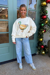 Mallard Muse Cropped Sweatshirt