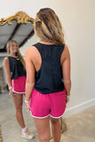 Snapflair Cropped Tank Black