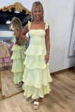 Lemon Cream Maxi Dress