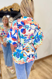 Bold Floral Blouse