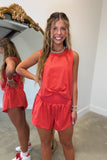 Snapflair Cropped Tank Brick