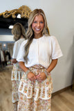 Perfect Puffed Knit Sweater Ivory