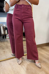 Hug Me Tight Jeans Maroon