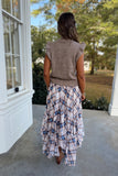 Blueberry Cobbler Plaid Skirt