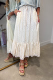 Buttercream Bloom Midi Skirt