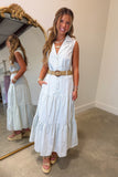 Seabreeze Sage Midi Shirt Dress