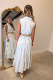 Seabreeze Sage Midi Shirt Dress