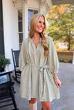 Grateful Greens Plaid Dress