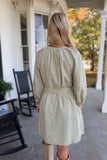 Grateful Greens Plaid Dress