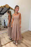 Luxe Latte Polka Dot Dress