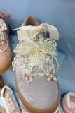 Shoe Charm - Lace Pearls