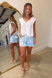Ocean Side Linen Top