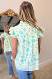 Brilliant Bloom Rope Tie Top Mint