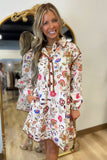 Floral Fever Dress Cream