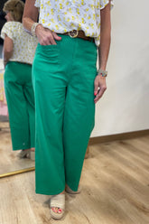 Go To Front Pocket Pants Emerald