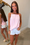 Pastel Dye Cami Top Pink