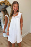 Dear John Miabella Dress White