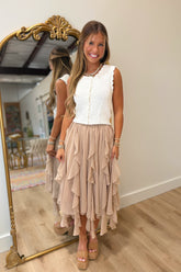 Camille Sweater Vest Cream