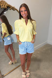 Spring Revival Top Yellow