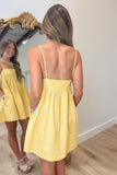 Good as Gold Button Dress
