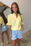 Coastal Cutie Shorts Blue Stripe