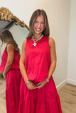 Celeste Bubble Top Red
