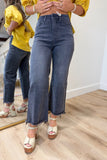 Bayeas High Rise Straight Leg Jean Black