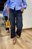 Renuar Woven Denim Pant Black