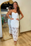 Bride to Be Slit Dress White