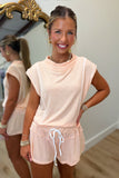 Tuesday in Tennessee Striped Short Set Orange