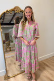 Mary Square Riley Garden District Dress Green