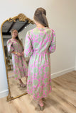 Mary Square Riley Garden District Dress Green