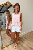 Go To Scallop Pocket Shorts White