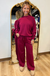 Sylvie Scuba Drawstring Set (Various Colors)