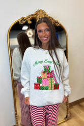 Merry Everything Embroidered Sweatshirt