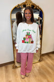 Merry Everything Embroidered Sweatshirt
