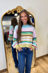 Mint Multi Magic Sweater