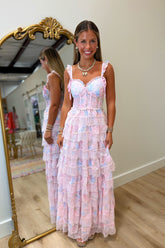 AMY JANE LONDON Adessa Maxi Dress Pink