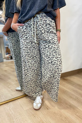 Tyler Animal Print Faded Olive