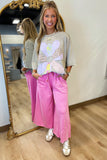 Tyler Wide Leg Pant Barbie Pink