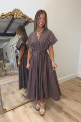 Cocoa Deluxe Midi Dress