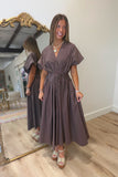 Cocoa Deluxe Midi Dress