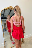 In Motion Double Layered Athletic Dress Red