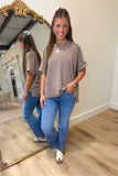 Alexander Ribbed Top Mocha