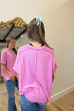 Alexander Ribbed Top Candy Pink
