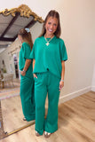 On Time Scuba Pant Set Green