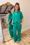 On Time Scuba Pant Set Green