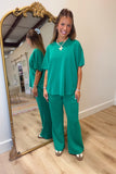 On Time Scuba Pant Set Green