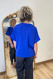 Spirit Day Blouse Royal Blue
