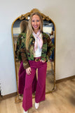Camo Floral Contrast Jacket